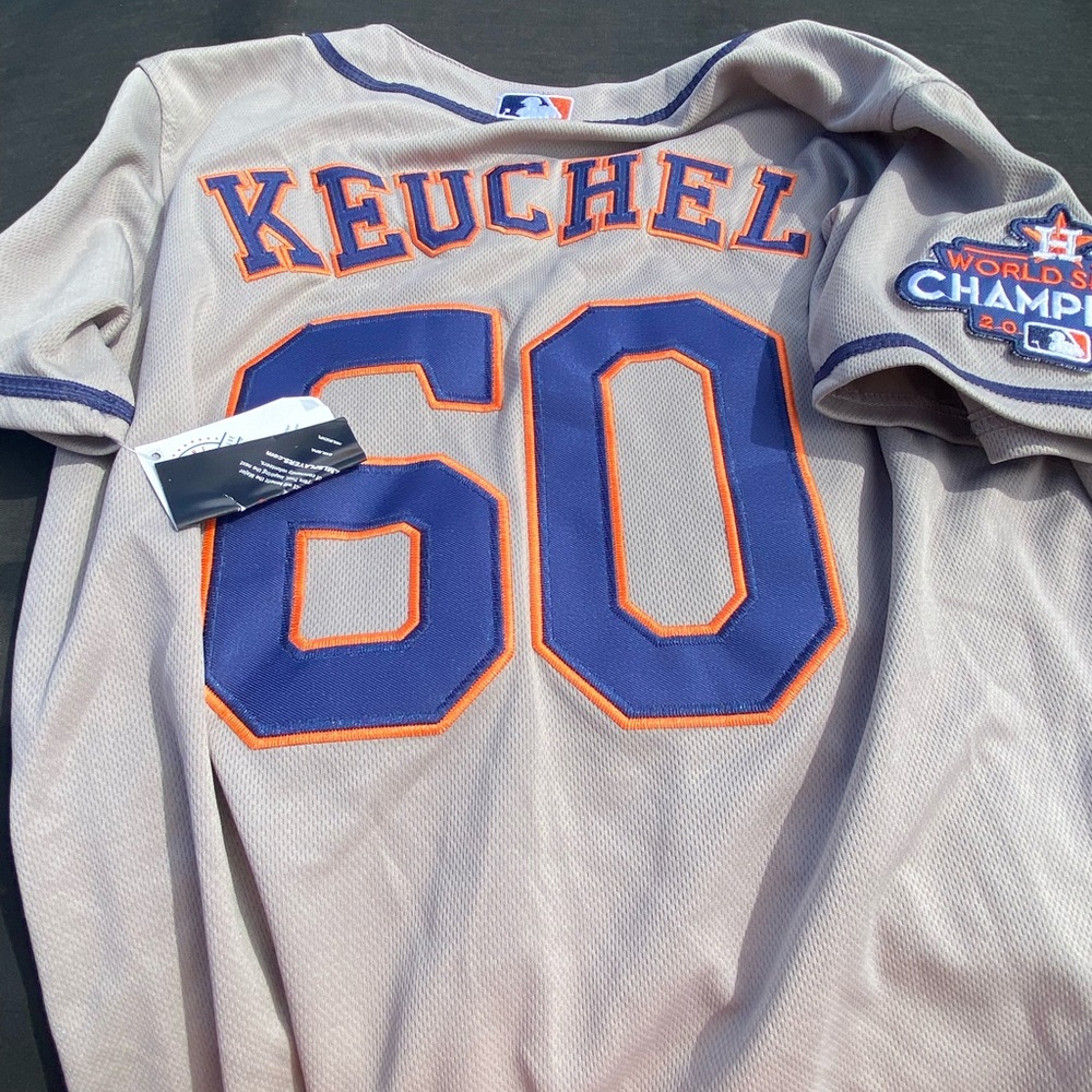 Astros jersey Dallas Keuchel women’s road gray large new
